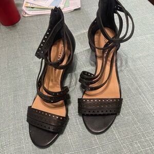Lucky Brand Black Strappy Sandals